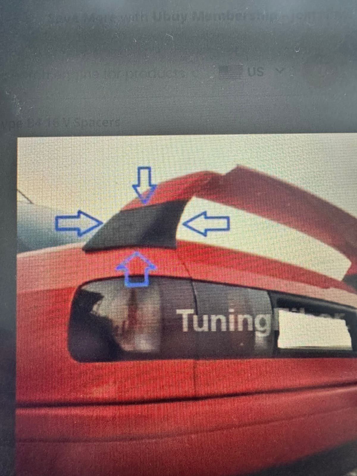 Audi 80 rear body and original spoiler reference supplied for redesign